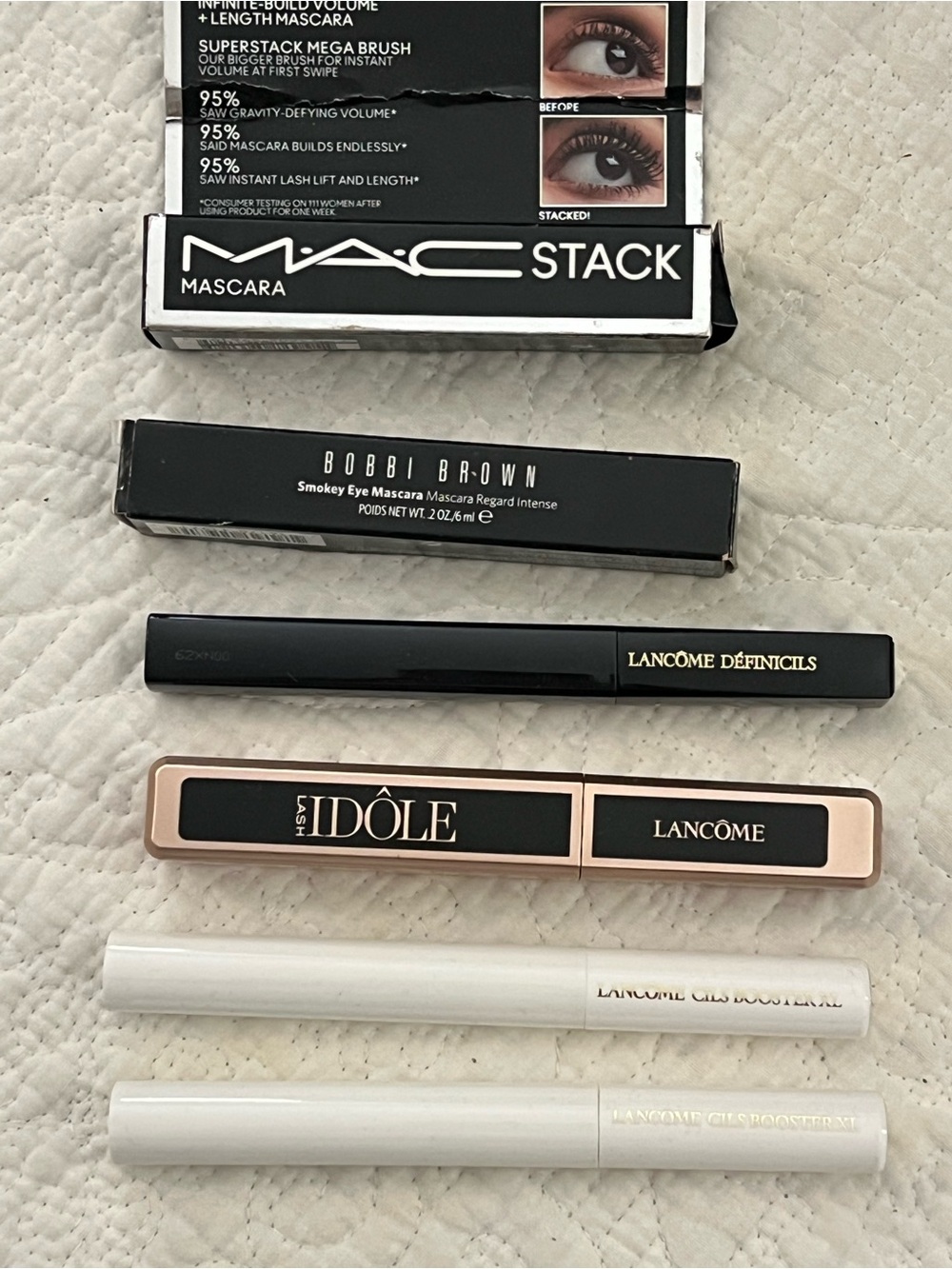 Assorted High-End Mascaras & Lash Primers (Lancôme, MAC, Bobbi Brown)